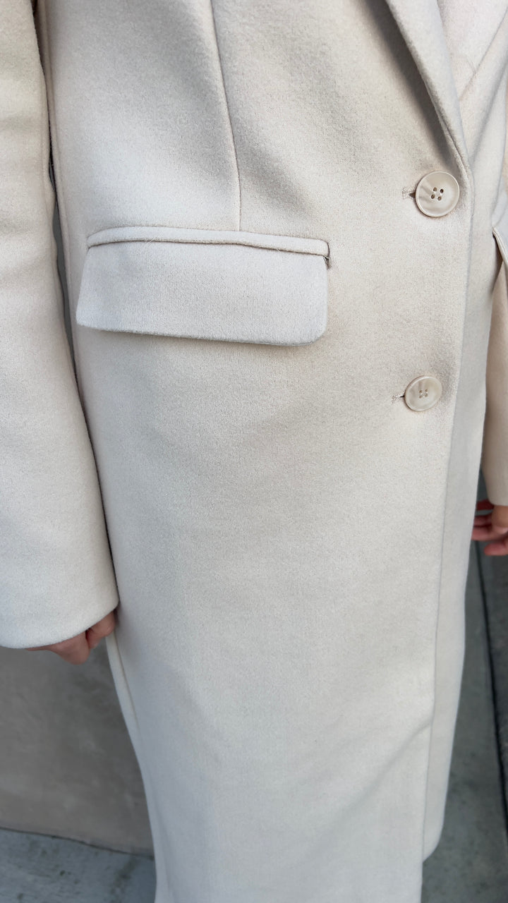 Oatmeal Peacoat