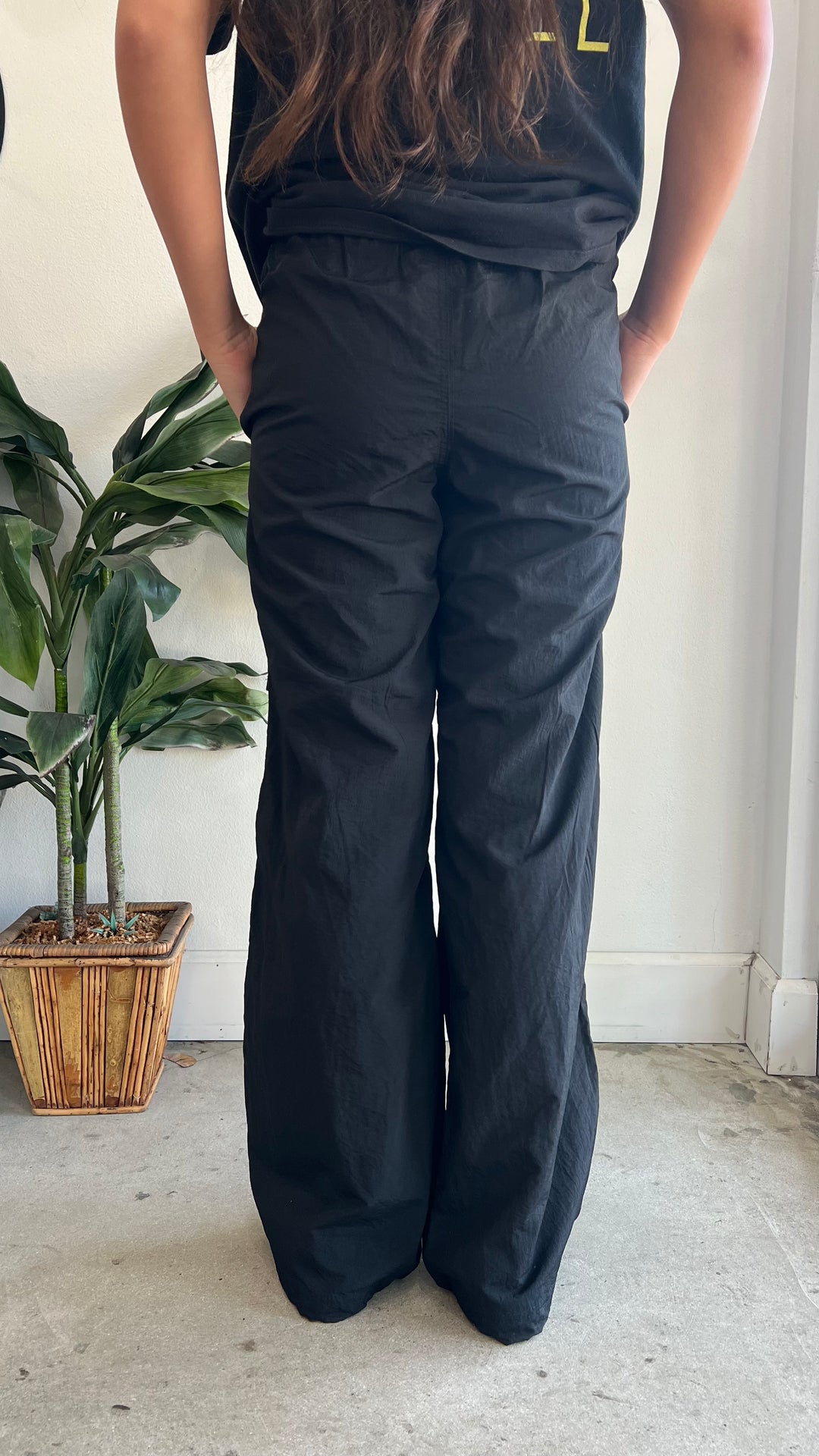 Black Parachute Pants