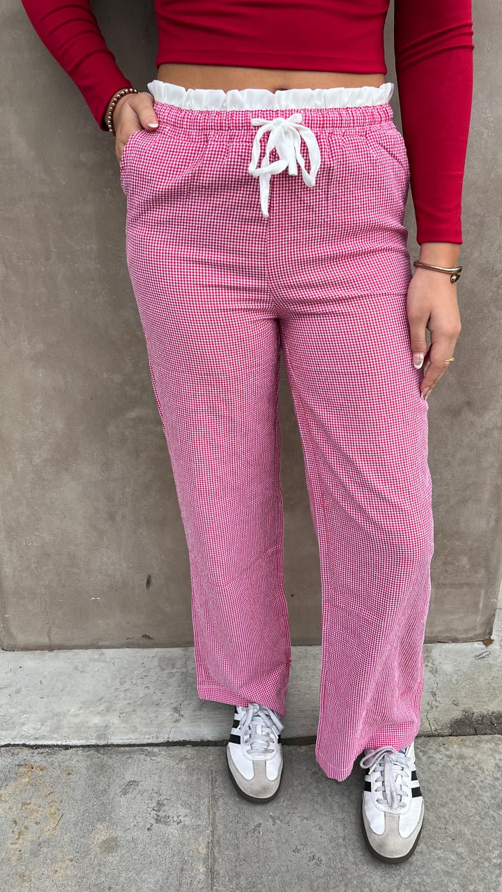 Gingham Pants