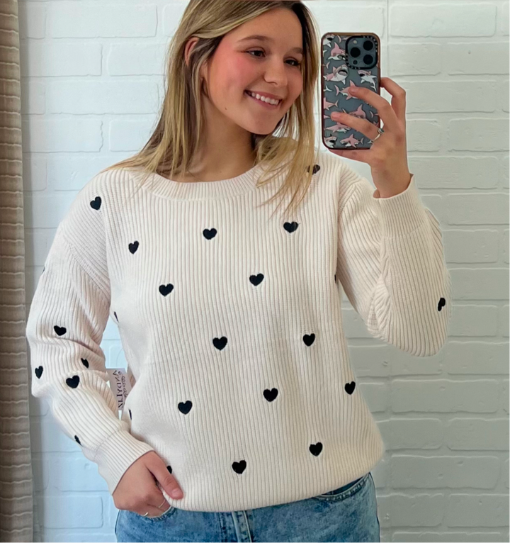 Heart Knit Sweater