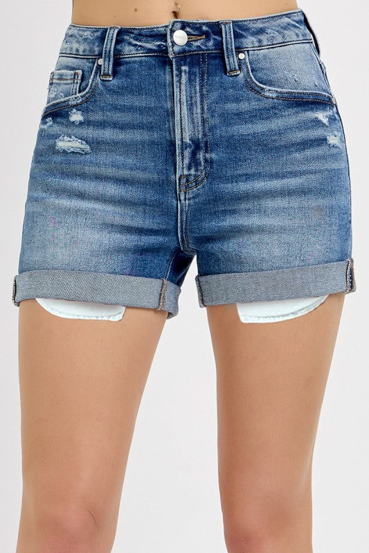 Sun-Kissed Denim Shorts