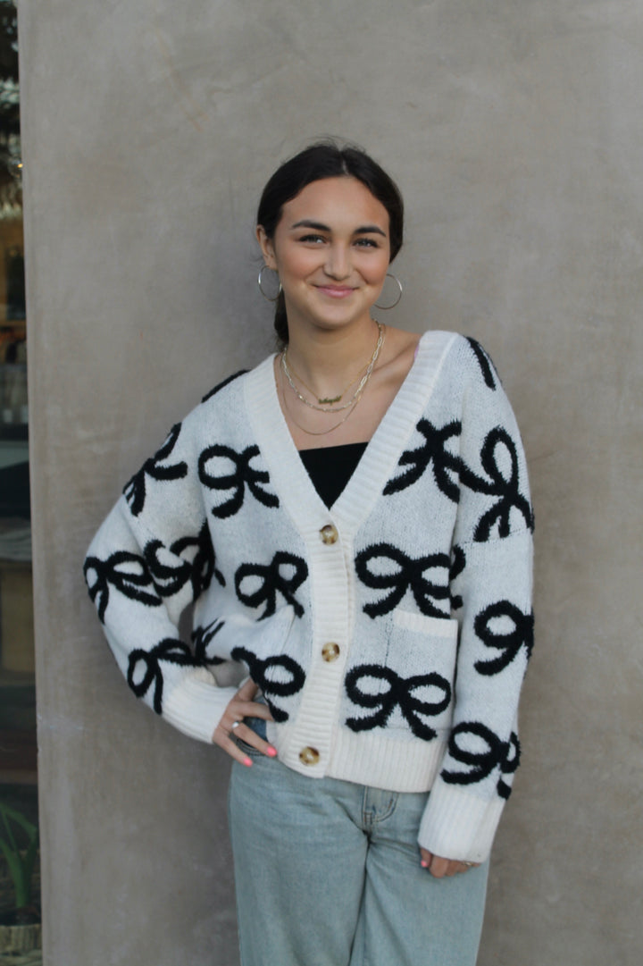 Cute Bow Cardigan