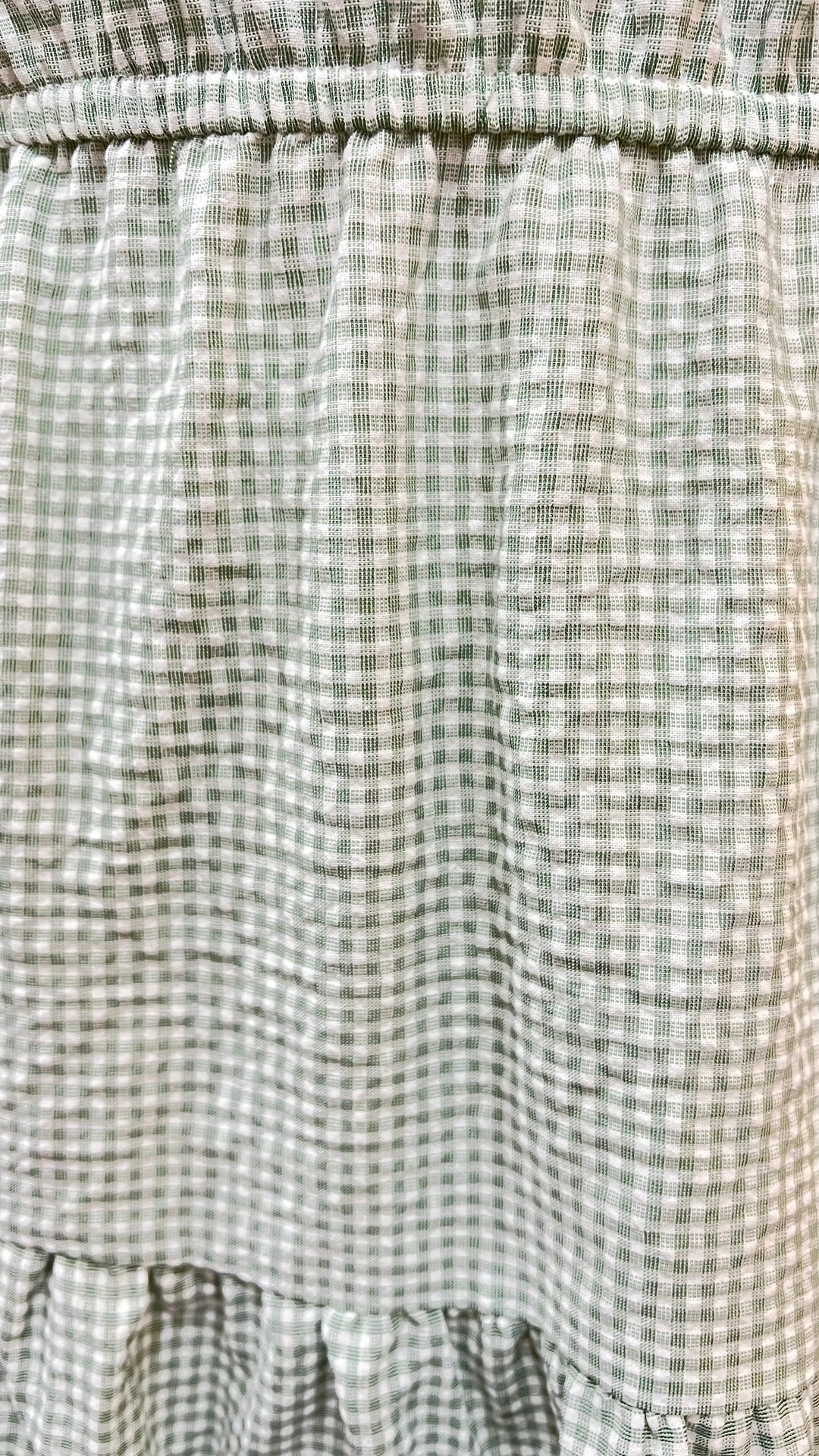 Green Gingham Dress