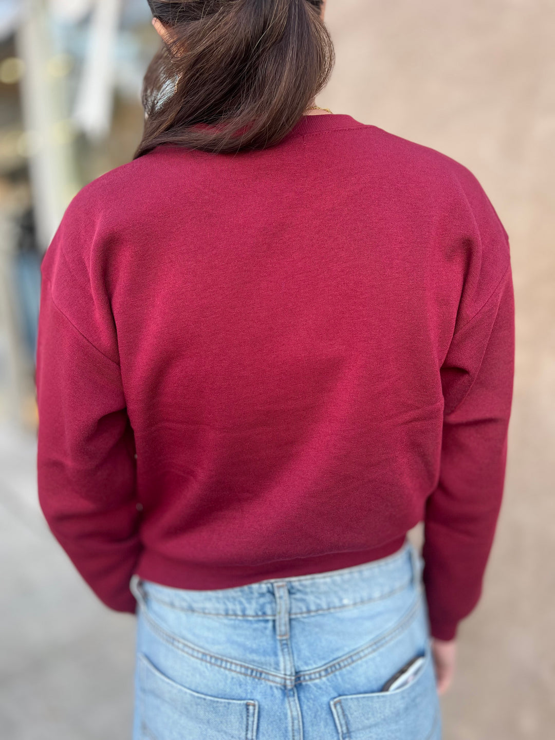 Sequin Heart Sweatshirt