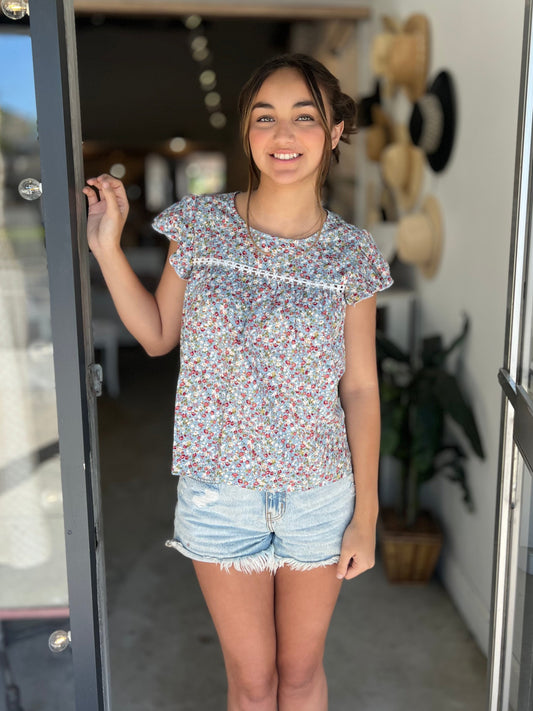 Emily’s Floral Blouse