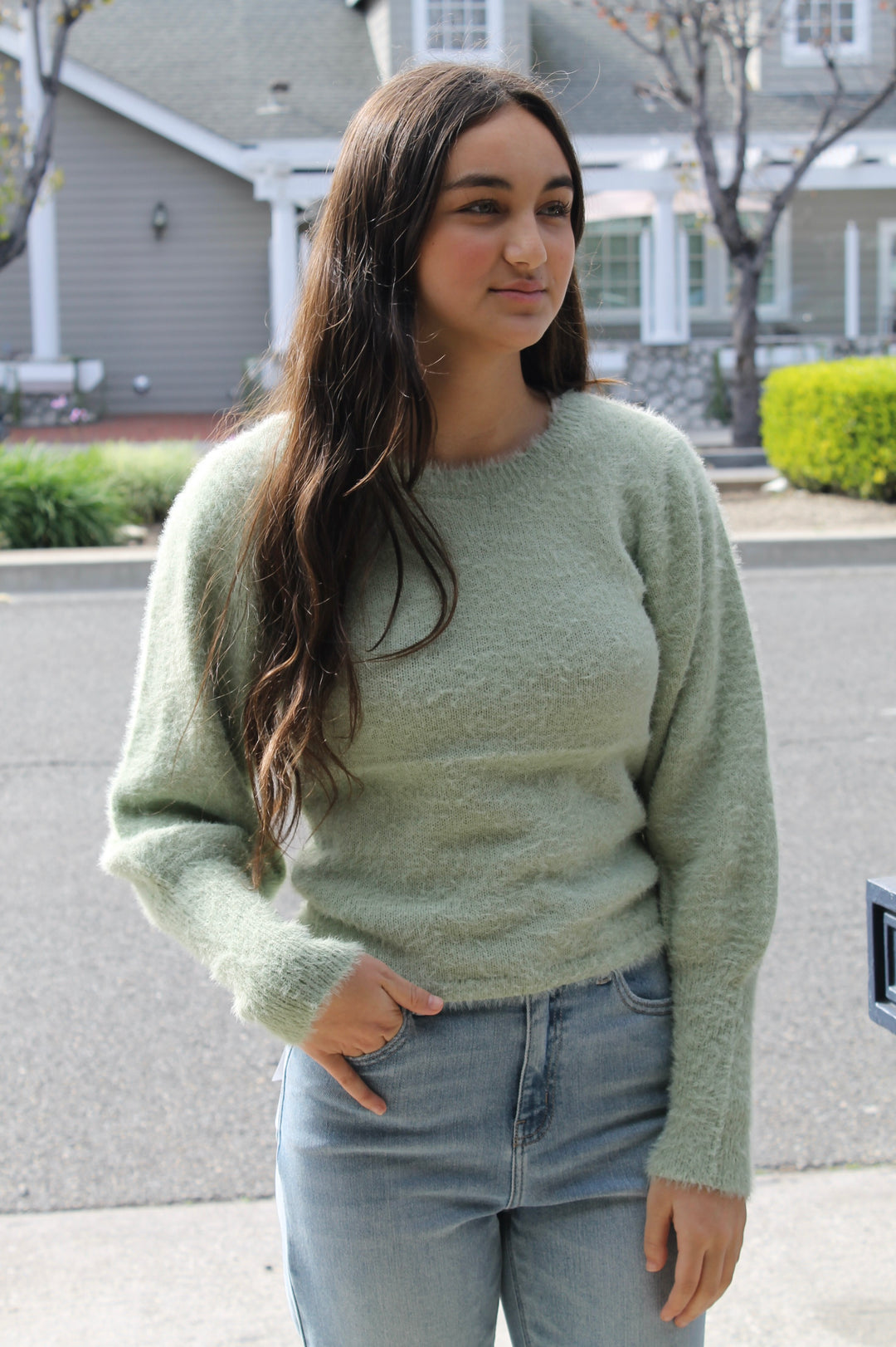 Soft mint sweater