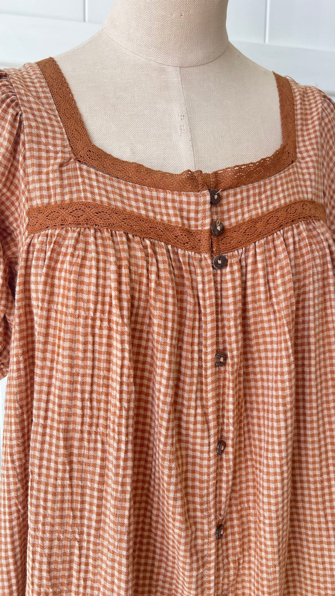 Pumpkin Spice Gingham