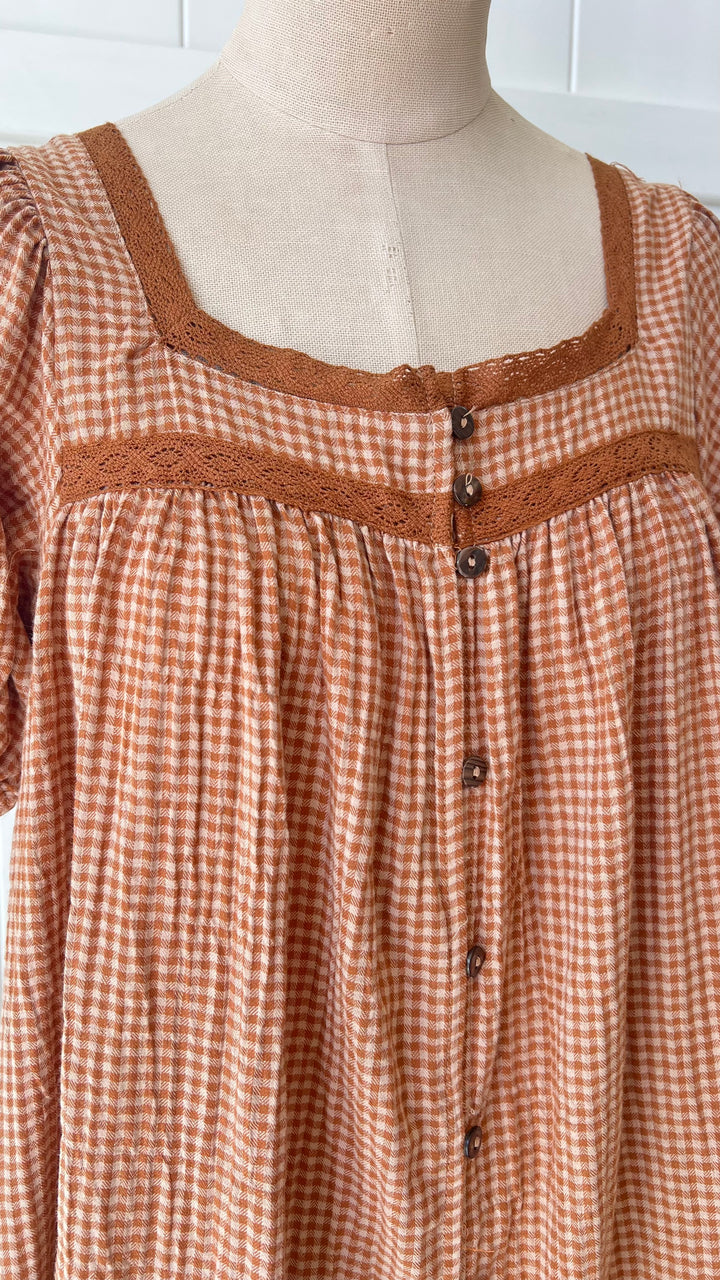 Pumpkin Spice Gingham