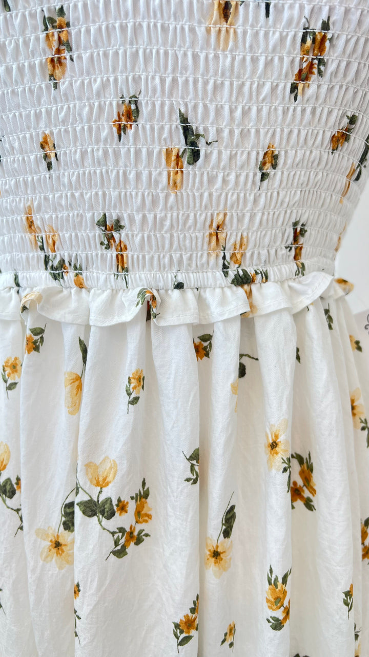 Marigold Floral Maxi Dress