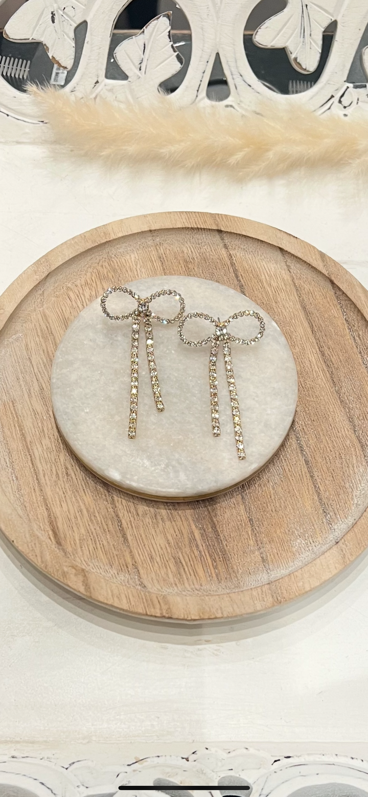 Sparkle Bow Earrings