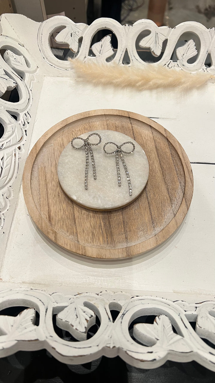 Sparkle Bow Earrings