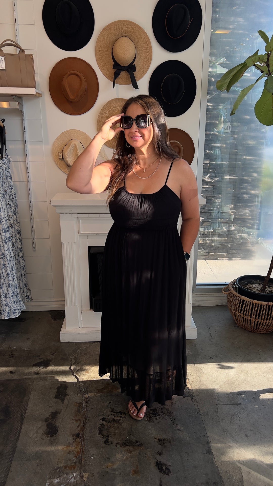 Everywhere Black Dress
