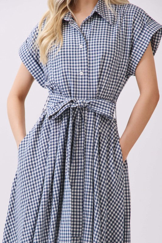 Classic Gingham Midi