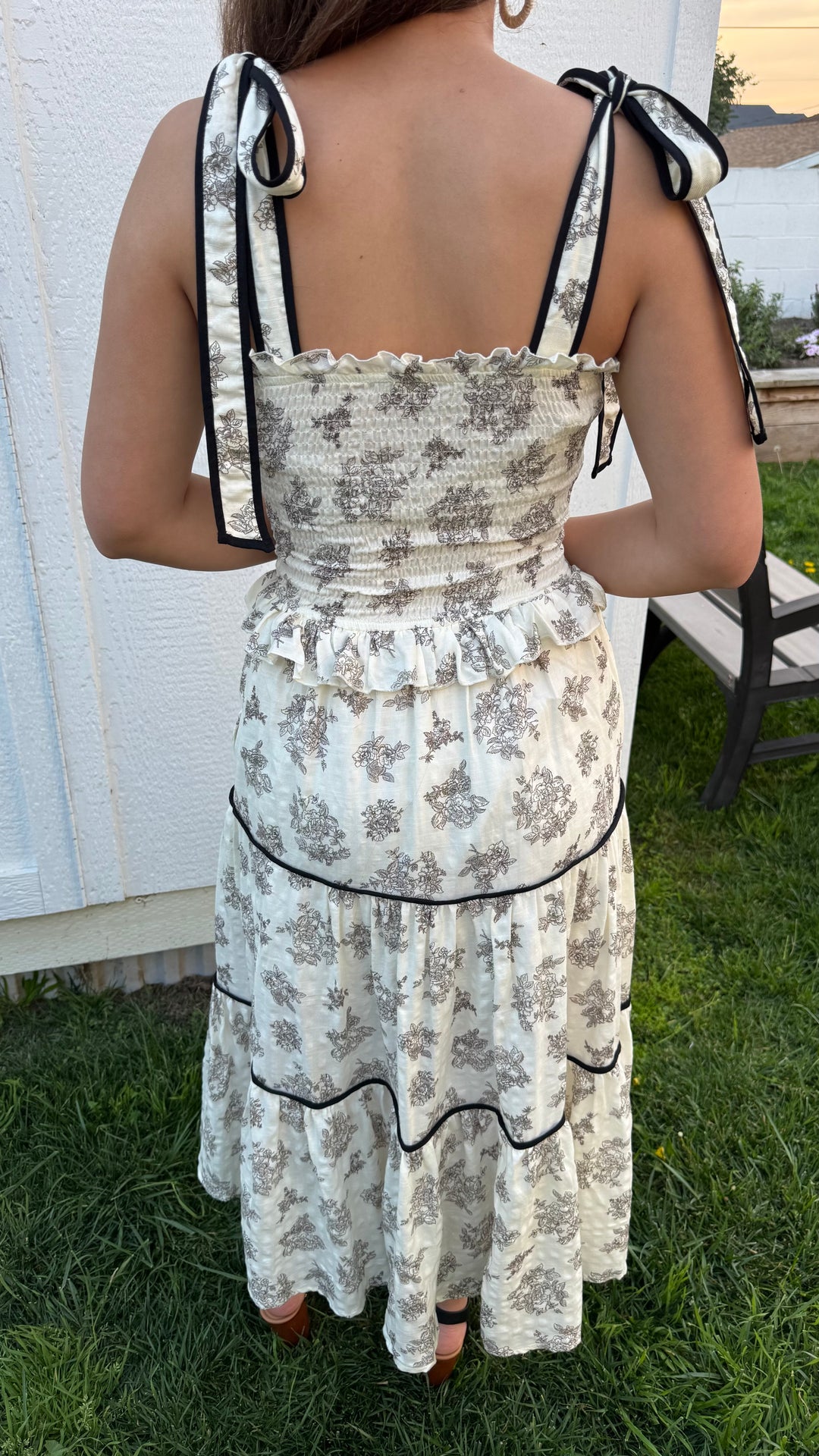 Emery Floral Midi Dress