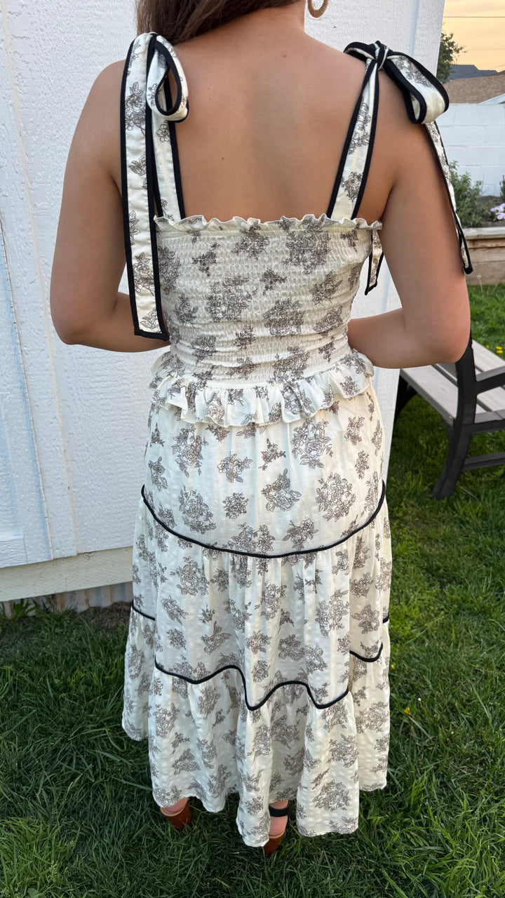 Emery Floral Midi Dress