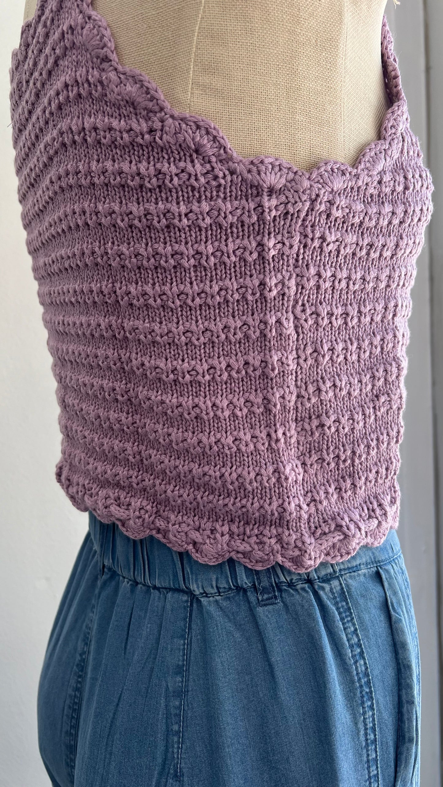 Darling Lavender Knit