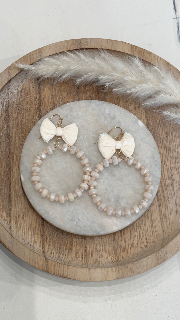 Bow Bead Earrings