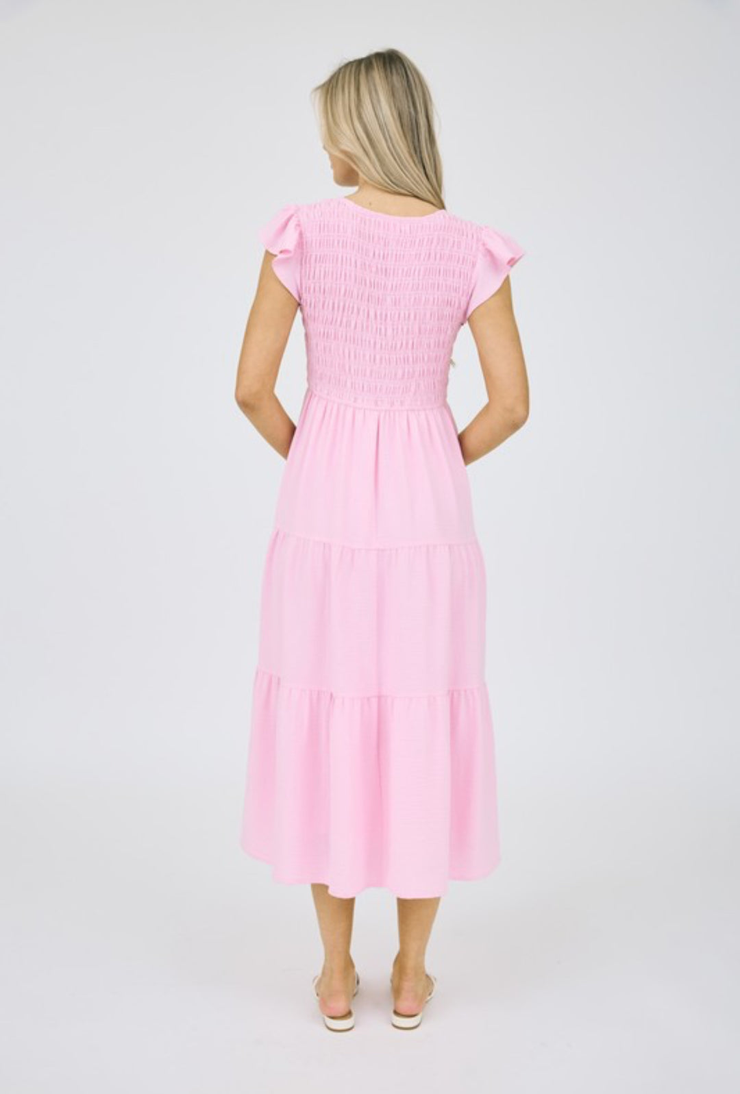 Elegant Smocked Midi