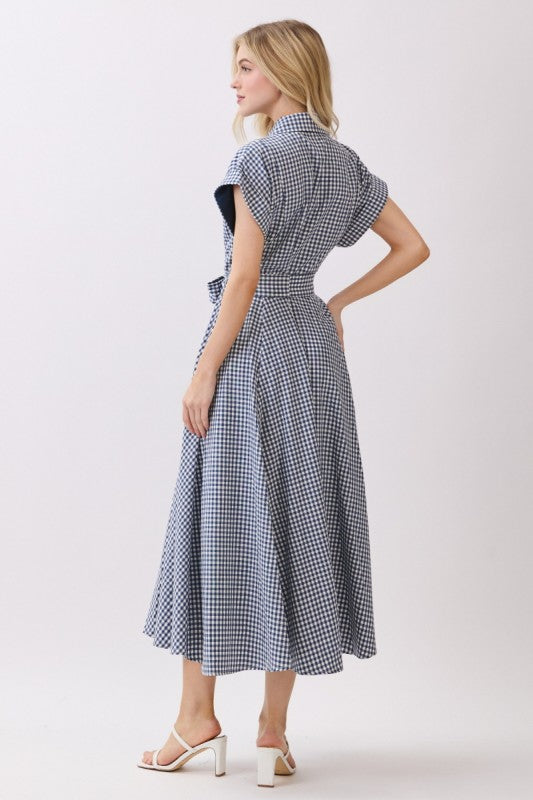Classic Gingham Midi