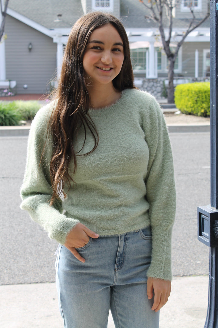 Soft mint sweater