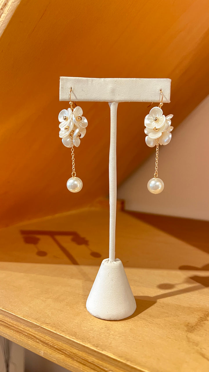 Pearl Blossom Earrings