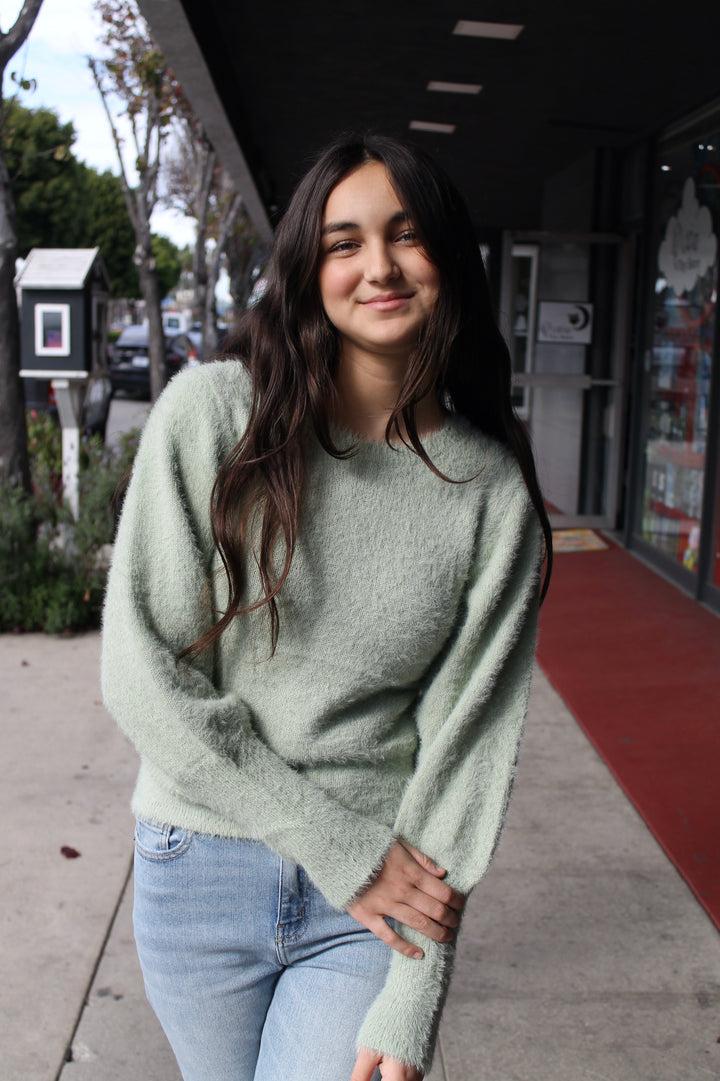 Soft mint sweater