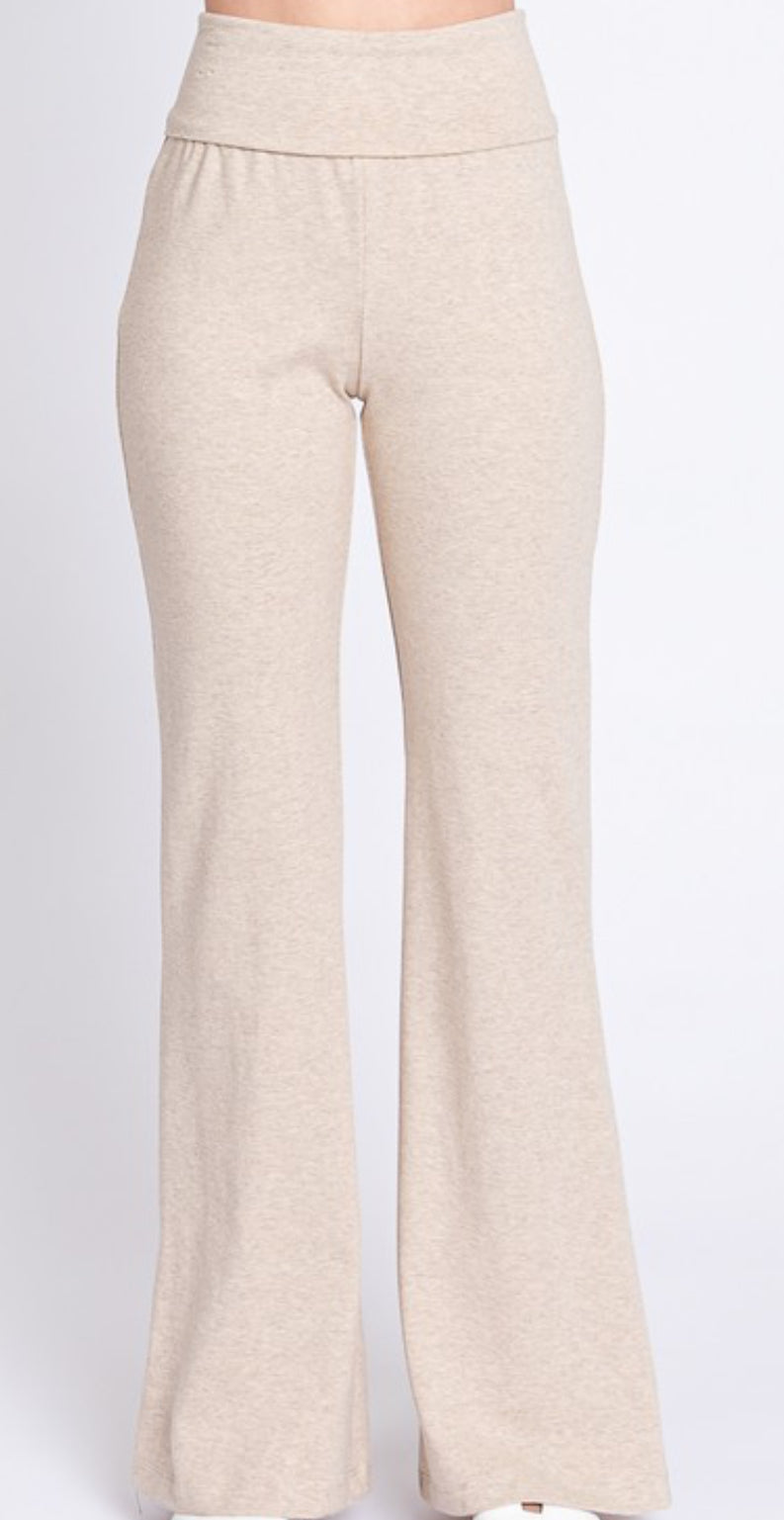 Oatmeal Flare Pants