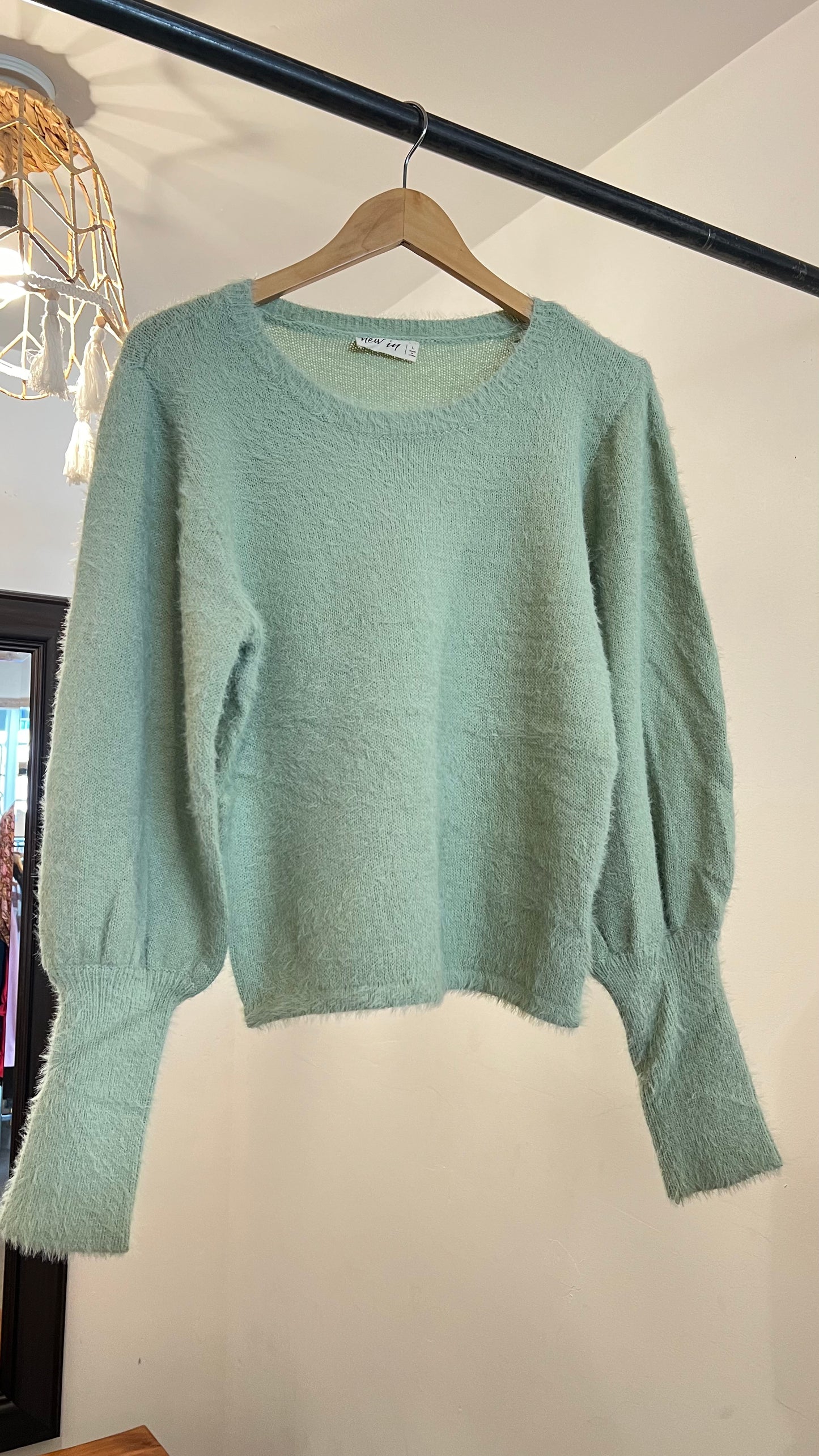 Soft mint sweater