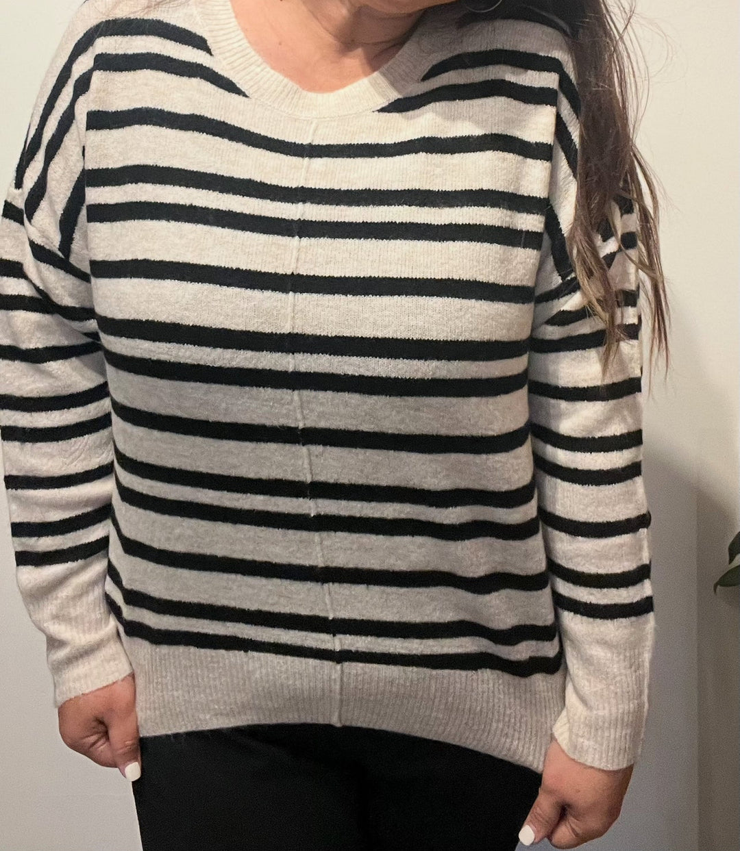 Cozy Stripe Soft Sweater