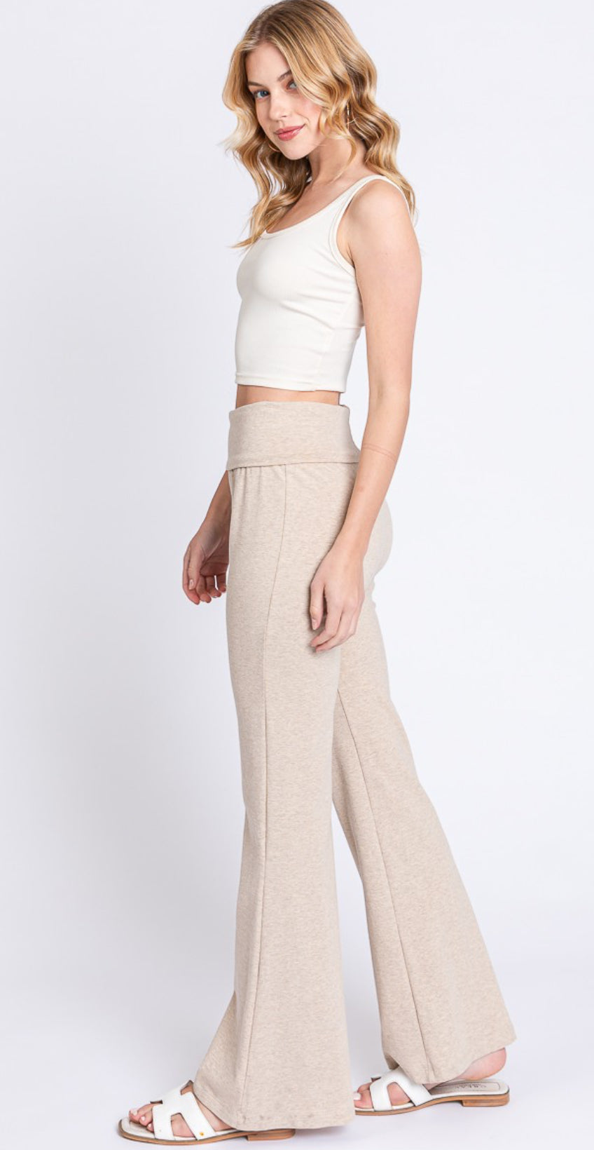 Oatmeal Flare Pants