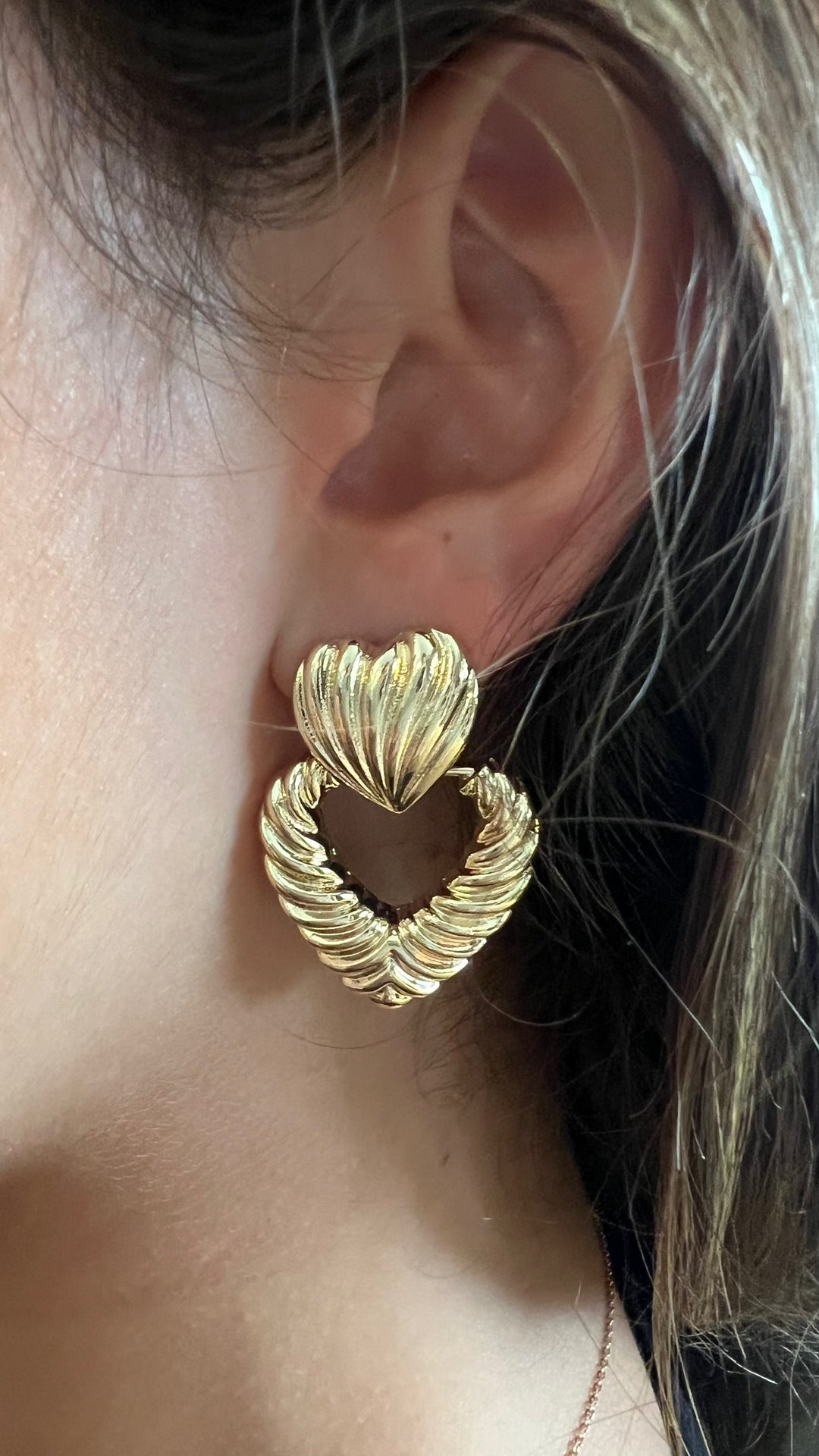 Heart Shell Earrings