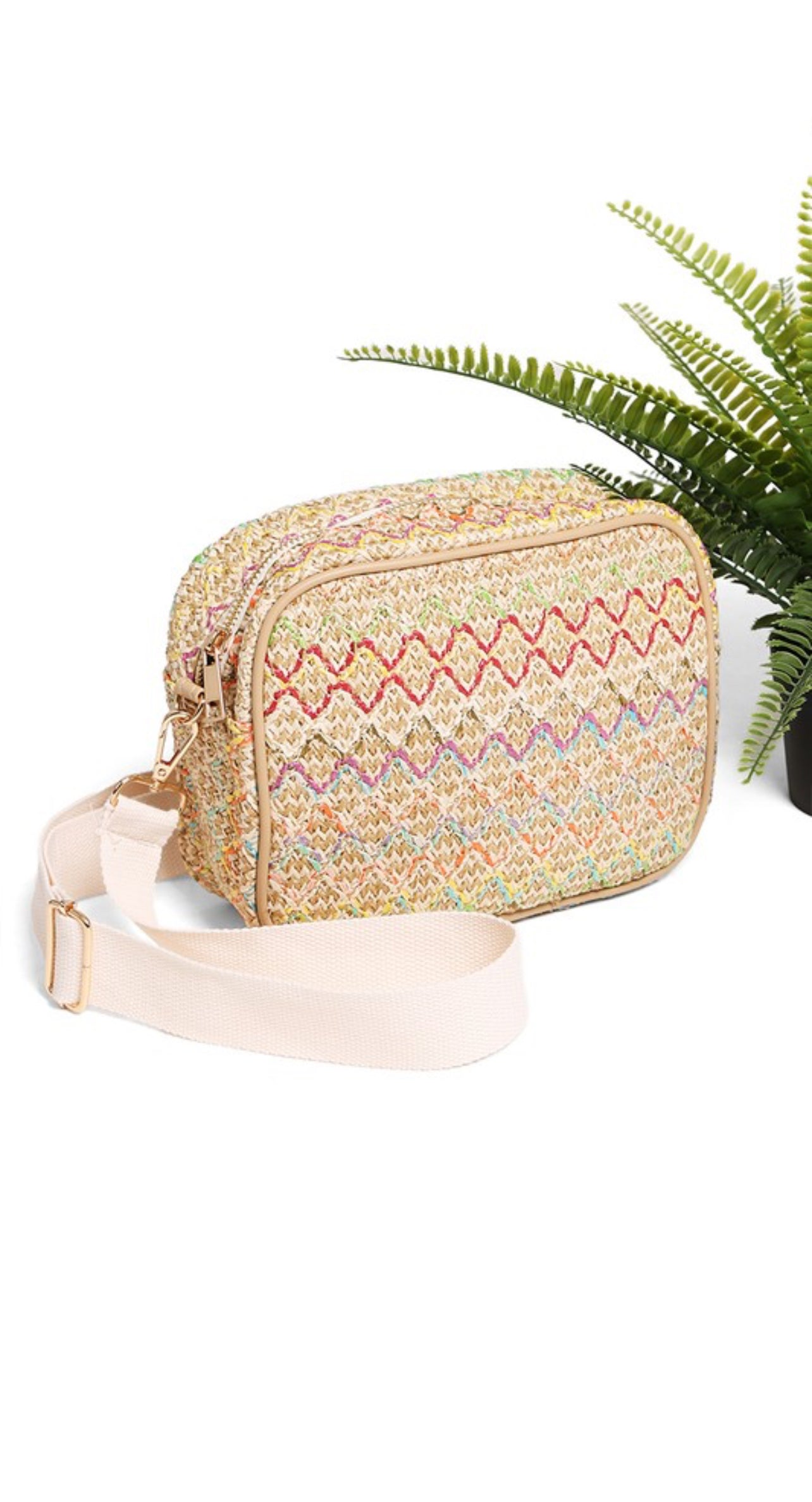 Straw Crossbody