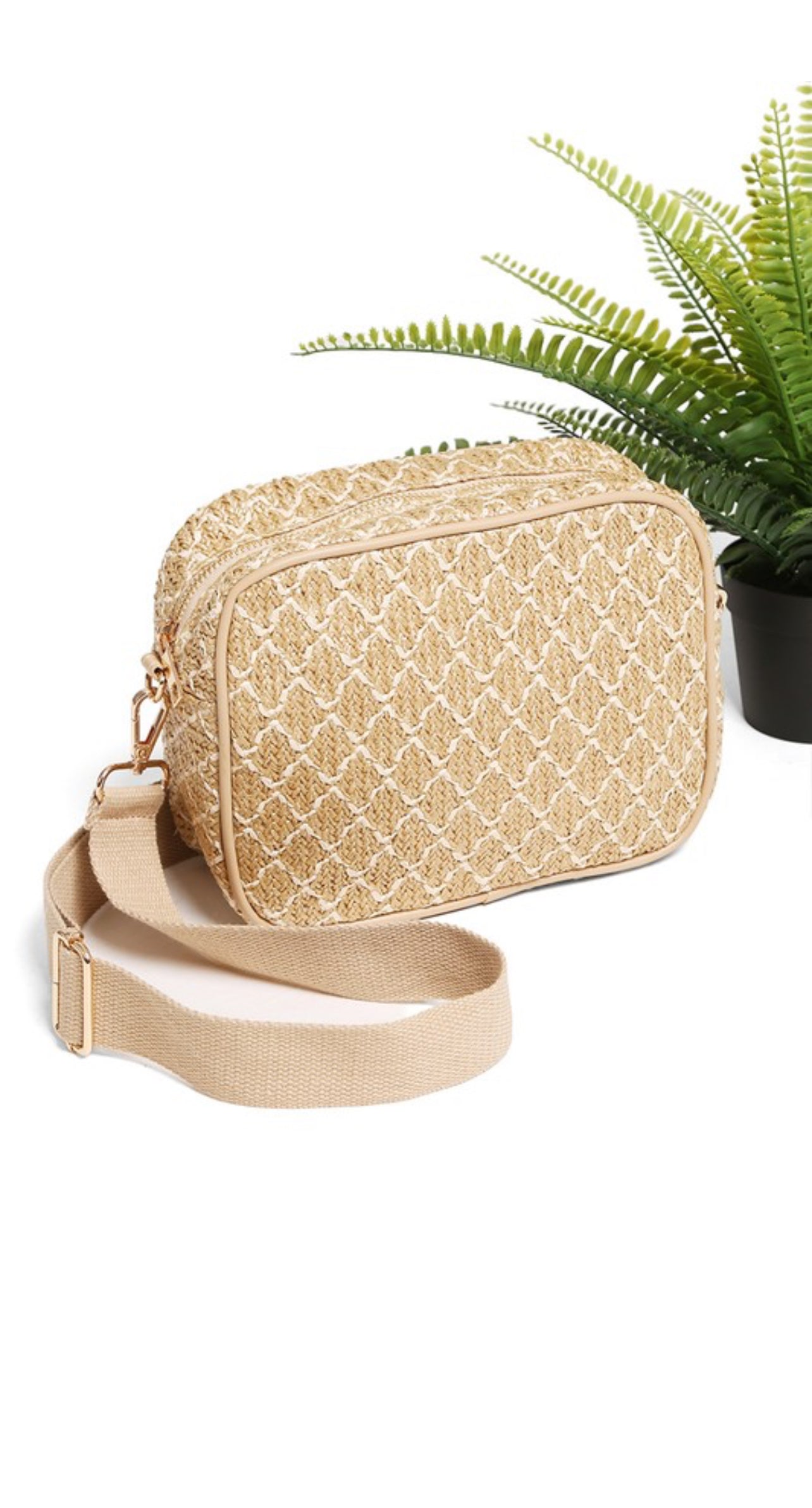 Straw Crossbody