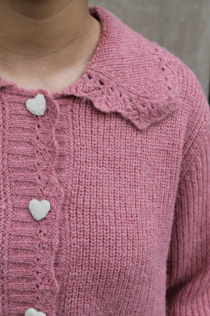 Heart Button Cardigan