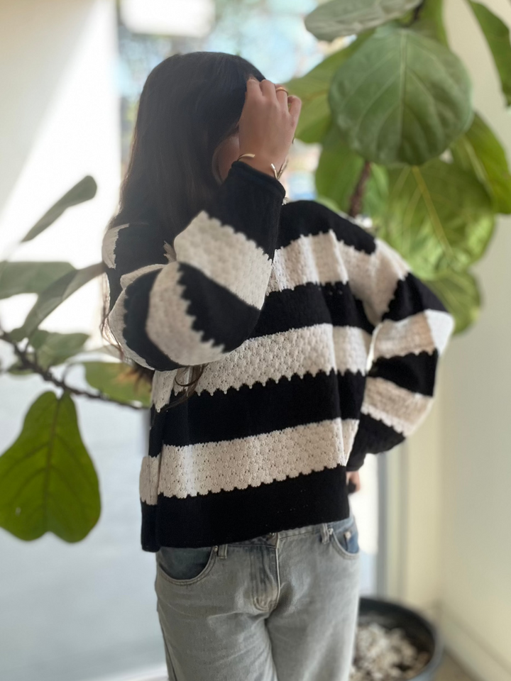 Tiffany's Stripe Sweater