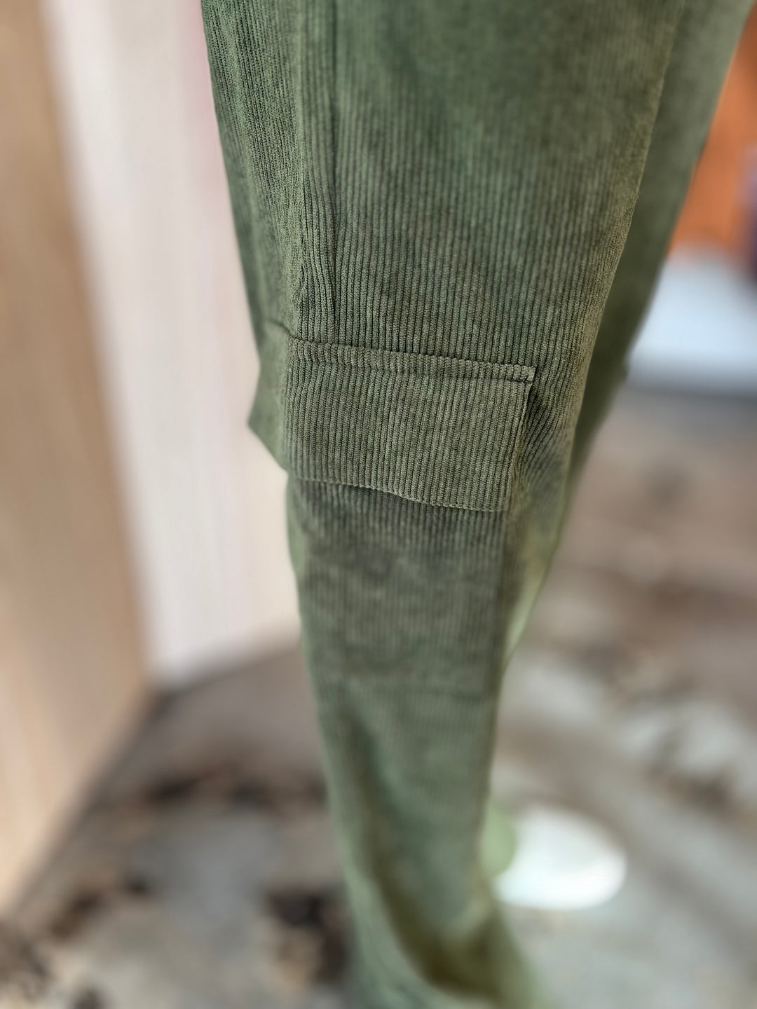 Corduroy Cargo Pants