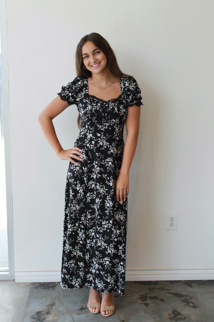 Evening Bloom Maxi Dress