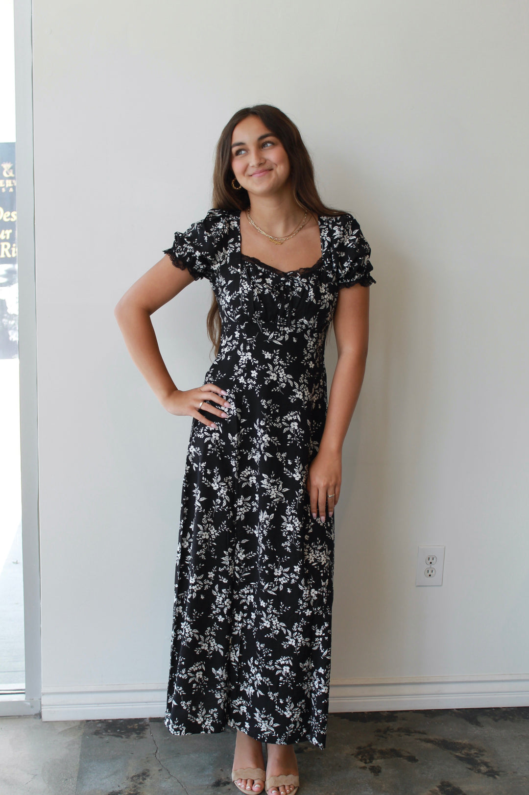 Evening Bloom Maxi Dress