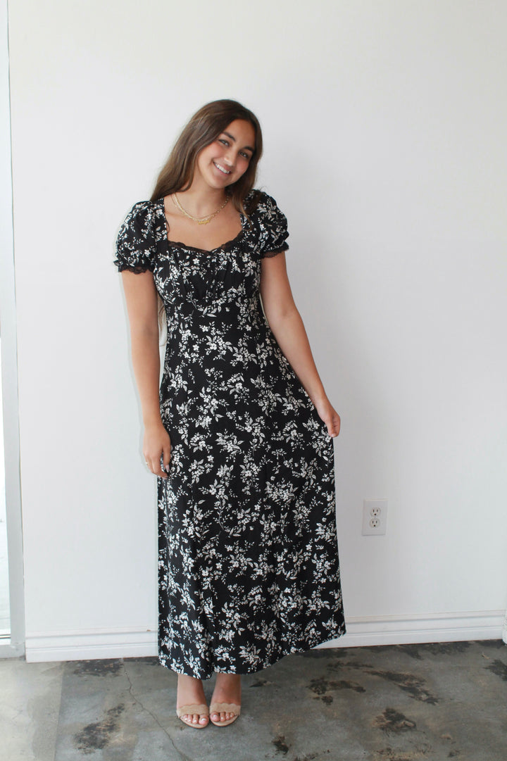 Evening Bloom Maxi Dress