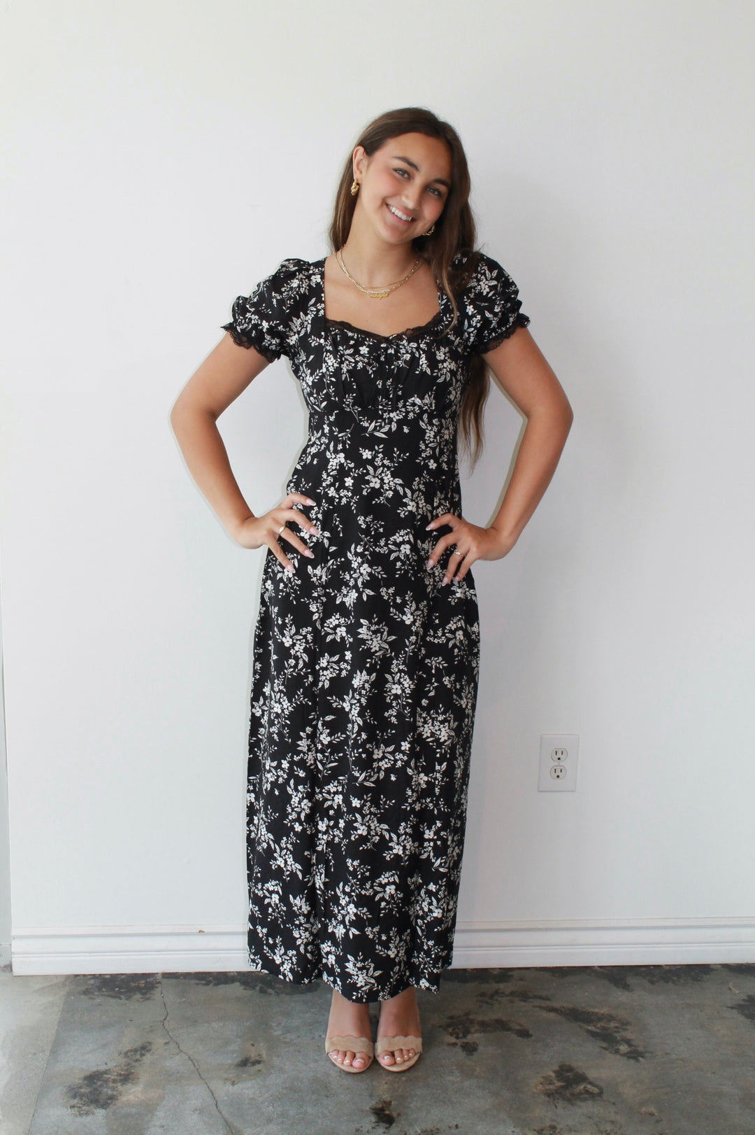 Evening Bloom Maxi Dress