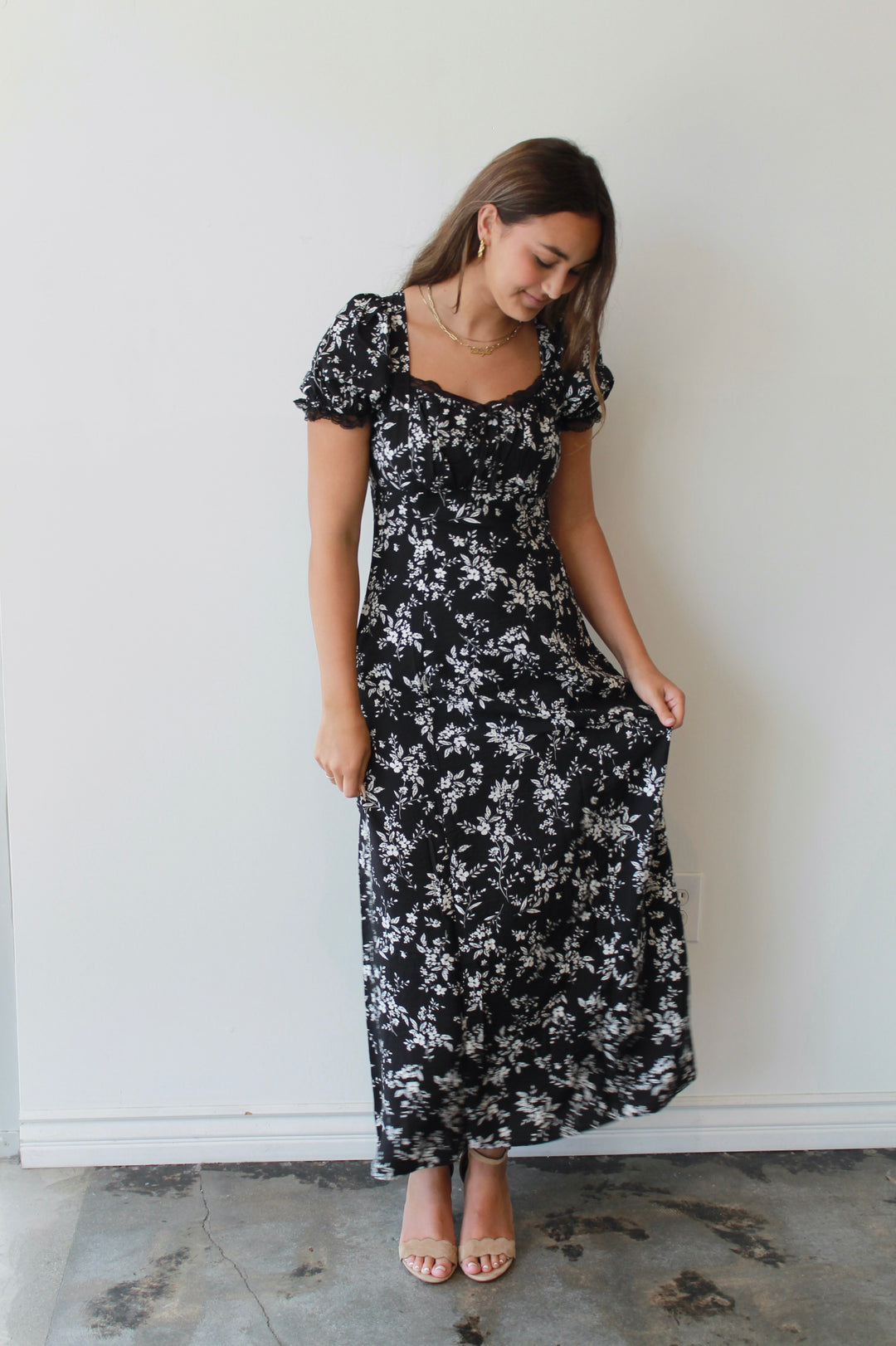 Evening Bloom Maxi Dress