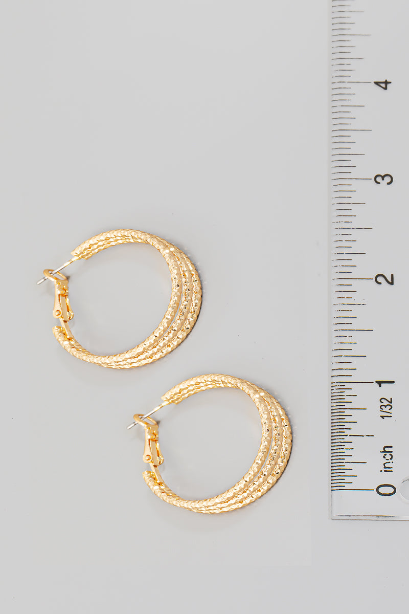 Triple layer hoops