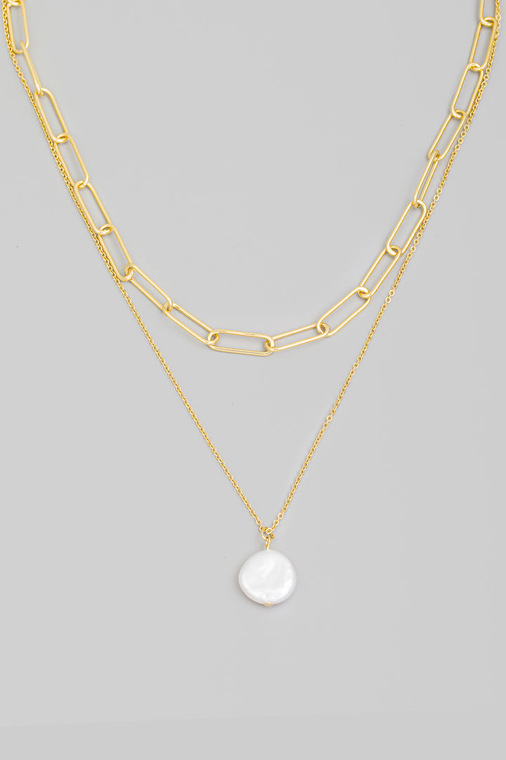 layered pearl necklace