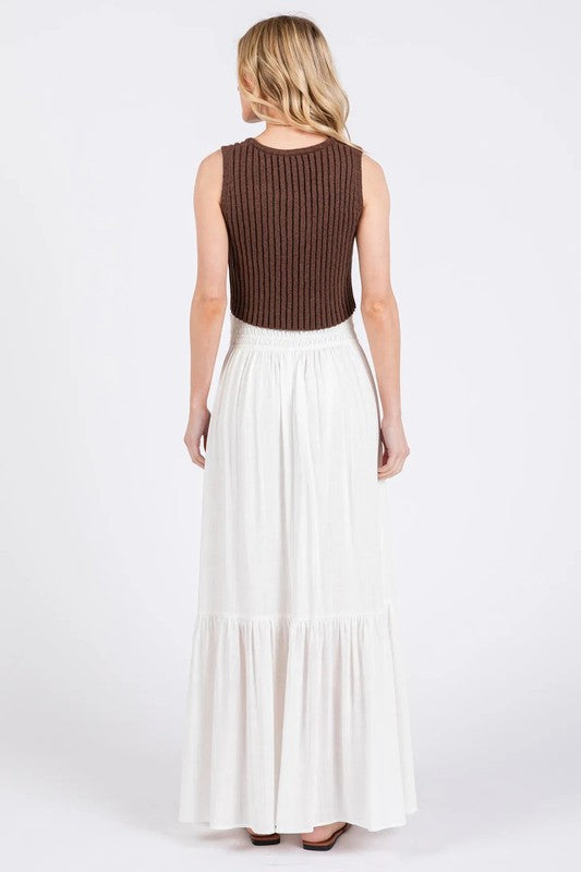 The Coastal Breeze Maxi Skirt