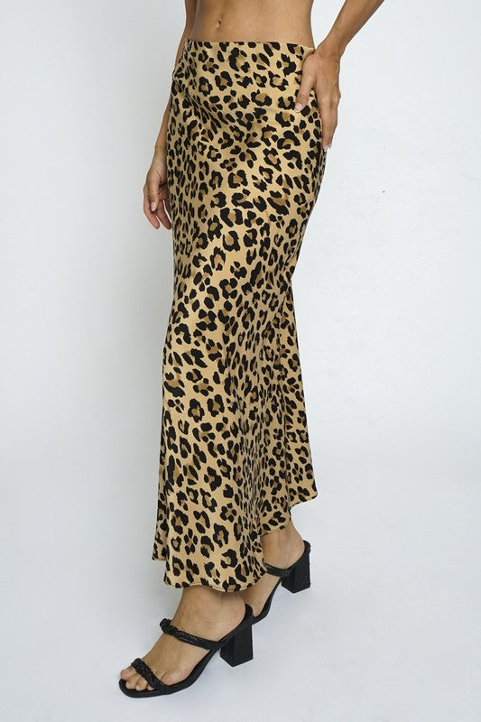 Leopard Maxi Skirt