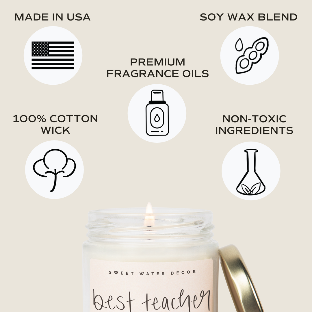 Best Teacher Ever Soy Candle