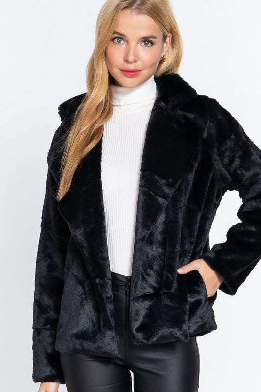 Black Fur Coat