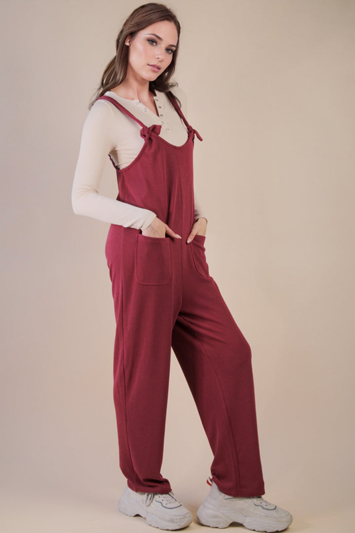 Soft Tie Jumpsuit