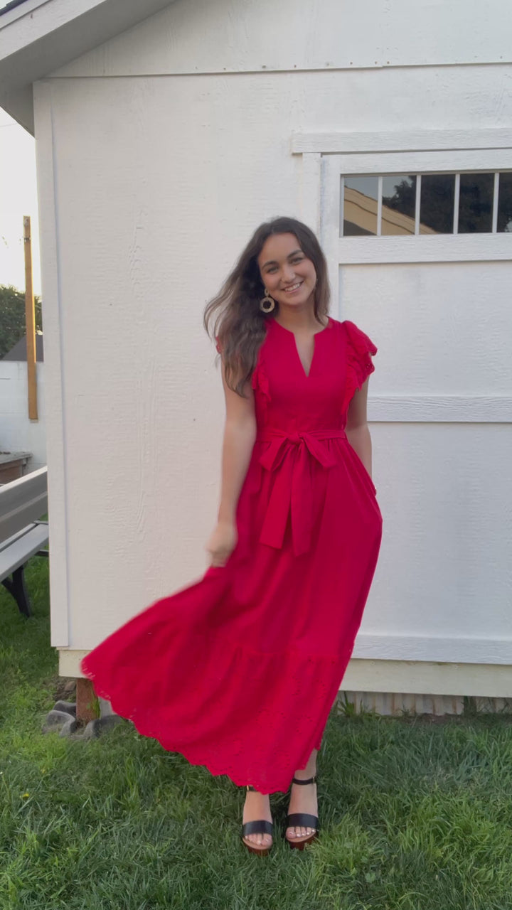 Lady in Red Dress