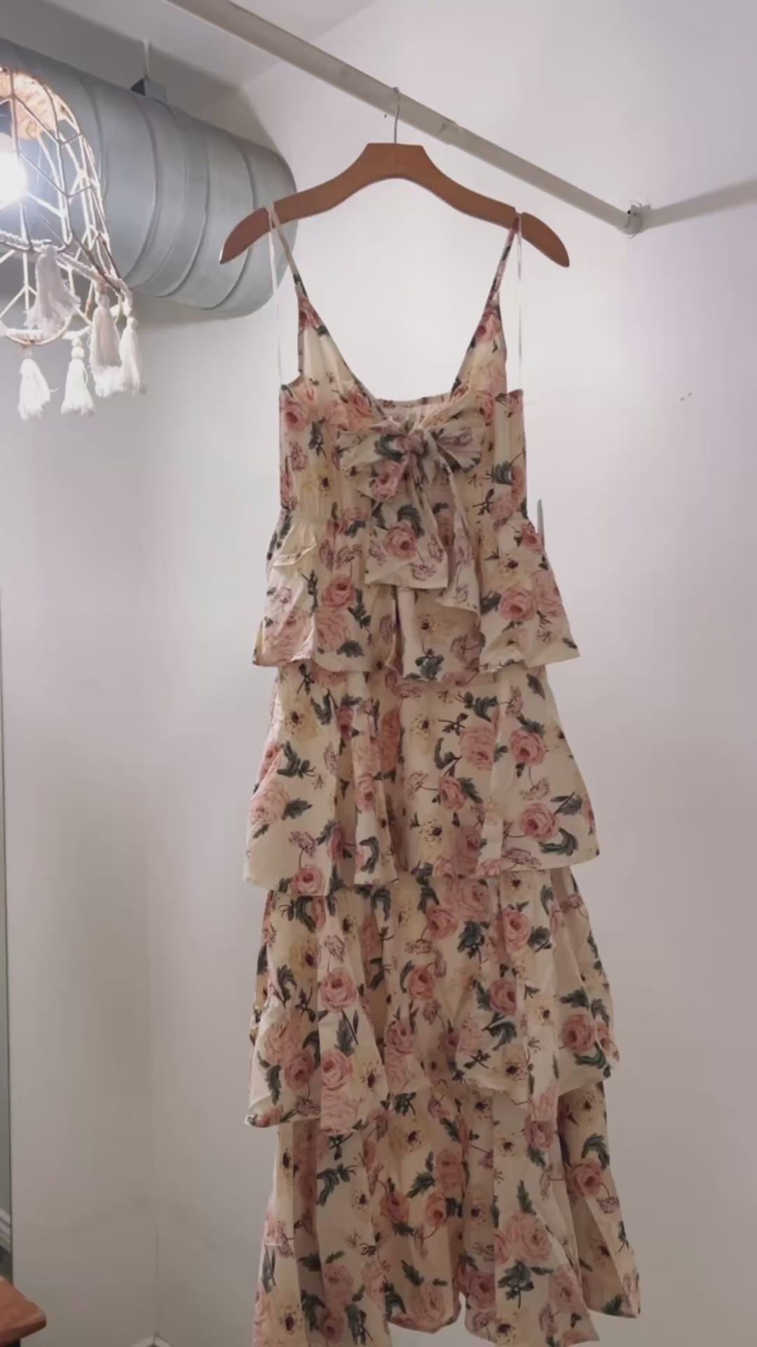 Juliette Ruffle Floral Maxi Dress